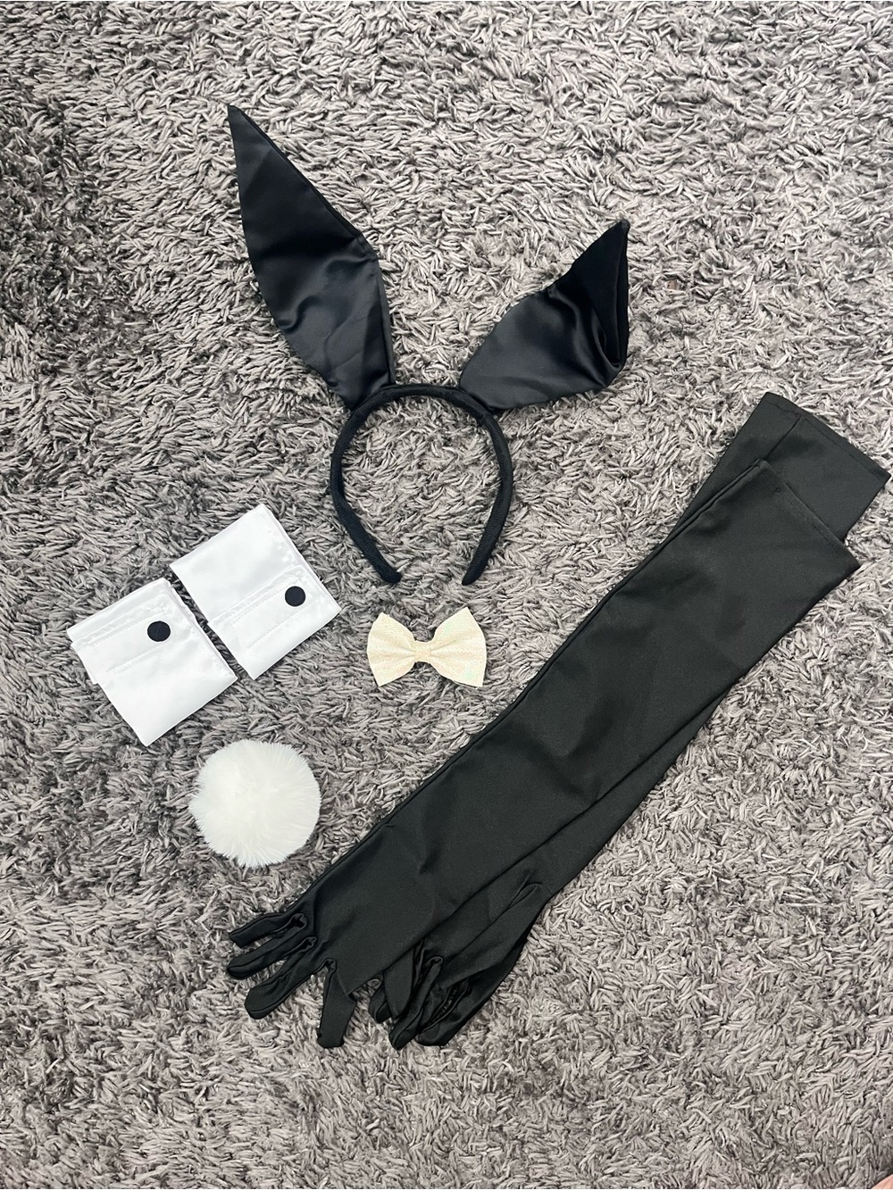 Halloween Playboy Bunny Ears and accessories set